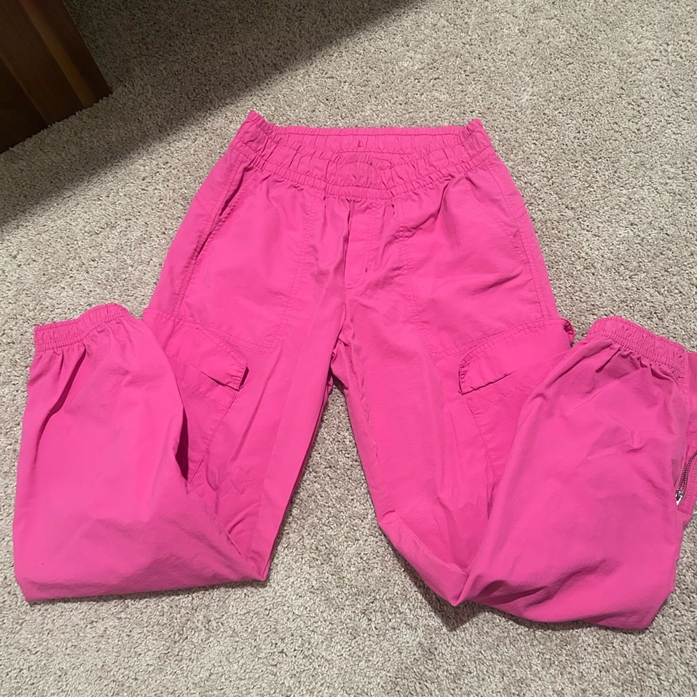 Pink Cargo Pants